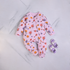 Ice Cream Patterned Lilac Interlock Footed Sleepsuit