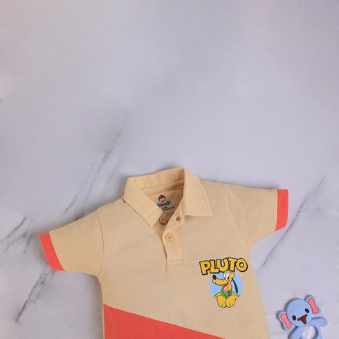 Pluto Cut & Sew Polo Romper