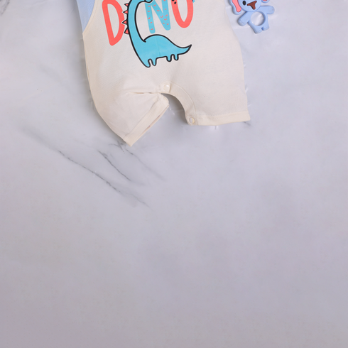 Playful Dino Dungaree Romper