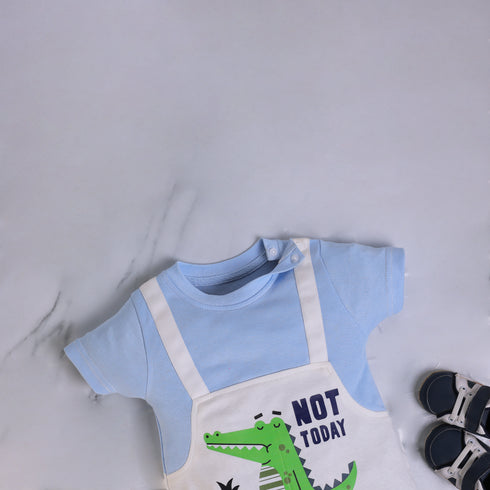Lazy Gator Dungaree Romper