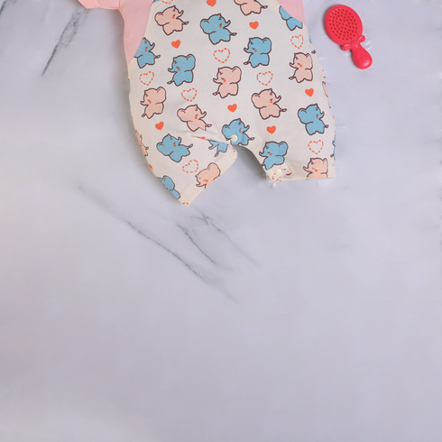 Tiny Tuskers Dungaree Romper