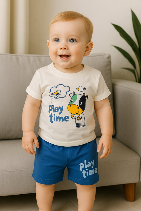 Play Time Cotton Short Set