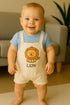 Chubby Lion Dungaree Romper