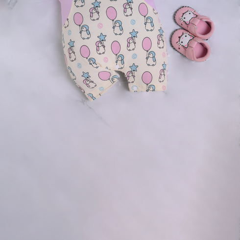 Penguins Parade Dungaree Romper