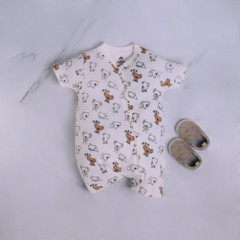Koala Bears Zip-Up Romper