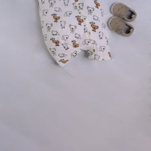 Koala Bears Zip-Up Romper