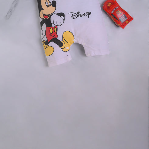 Mickey Mouse Polo Romper (White)