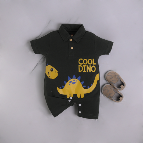 Cool Dino Polo Romper