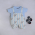Scoot & Stripes Dungaree Romper