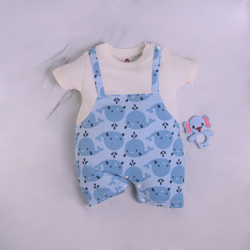 Bubbly Buddies Dungaree Romper