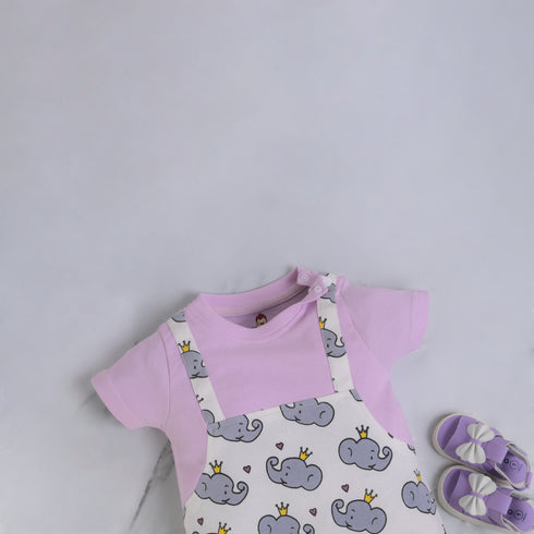 Elephant Parade Dungaree Romper