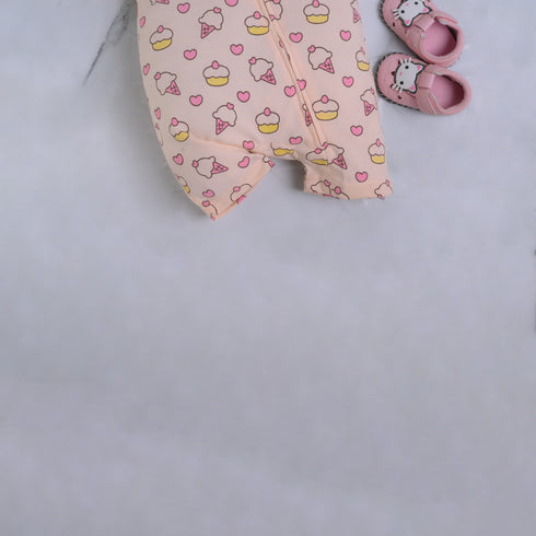 Sweet Treats Zip-Up Romper