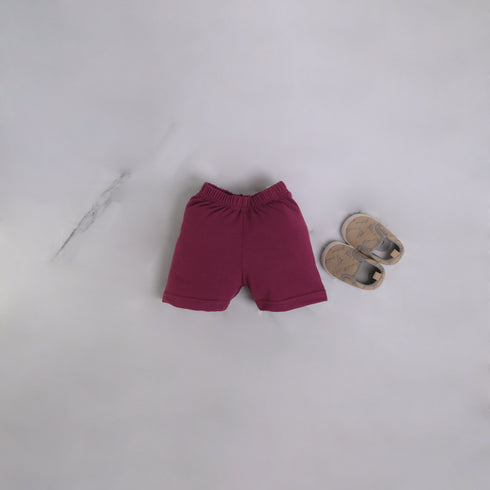 Purple Polo Bodysuit Set