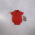 Orange Polo Bodysuit Set