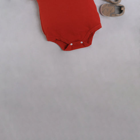 Orange Polo Bodysuit Set