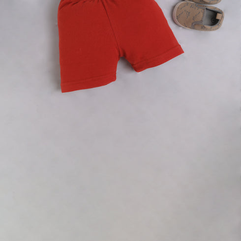 Orange Polo Bodysuit Set