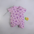 Lavender Bloom Zip-Up Romper