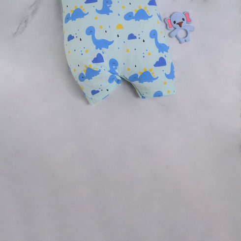 Roaming Dinos Buttoned Romper