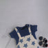 Navy Stars Dungaree Romper