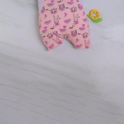 Bunny Bites Dungaree Romper