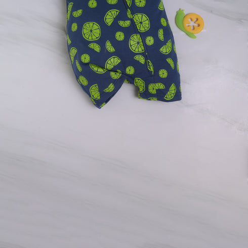 Citrus Pop Zip-Up Romper