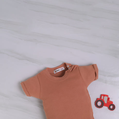 Camel Brown Summer Short Set