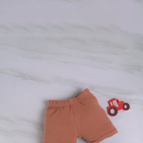 Camel Brown Summer Short Set