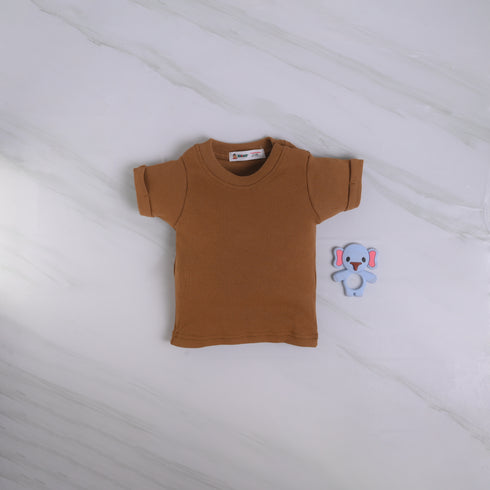 Dark Brown Summer Short Set