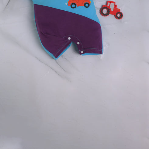 Beep Beep Cut & Sew Polo Romper