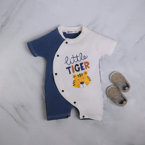 Little Tiger Raglan Sleeve Romper
