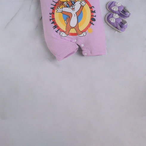 Tweety Bird Buttoned Romper